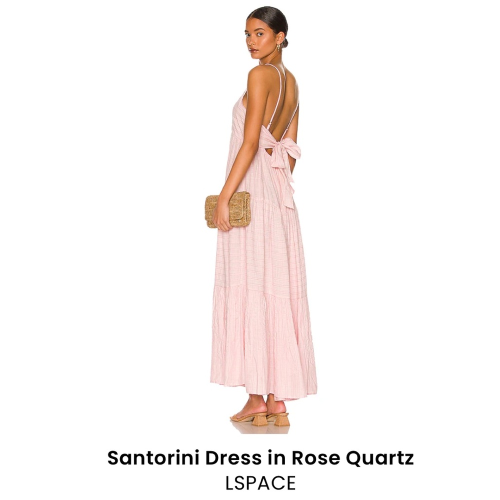 L*Space Rose Quartz Backless Dress